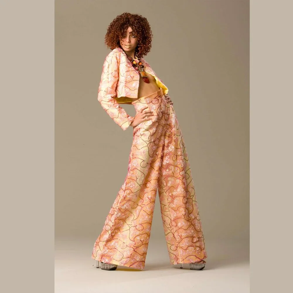TWO-PIECE ENSEMBLE PANT SUIT - Picture 7 of 14